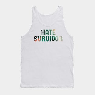 hate survirvor - retro gradient Tank Top